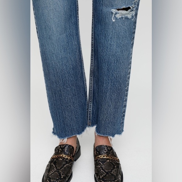 NWT Moussy Vintage MV Morganfield Wide Straight 110 Blue Size 24 - Picture 3 of 16